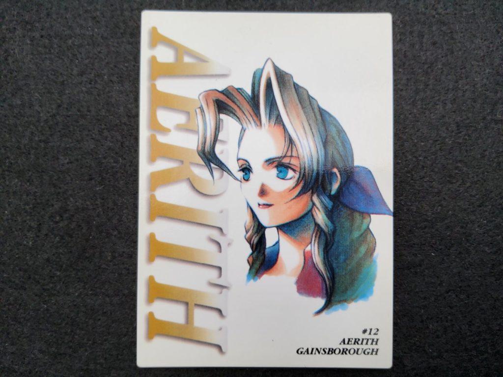 Final Fantasy VII Carddass Masters 12 Aerith Portrait Retro Japan