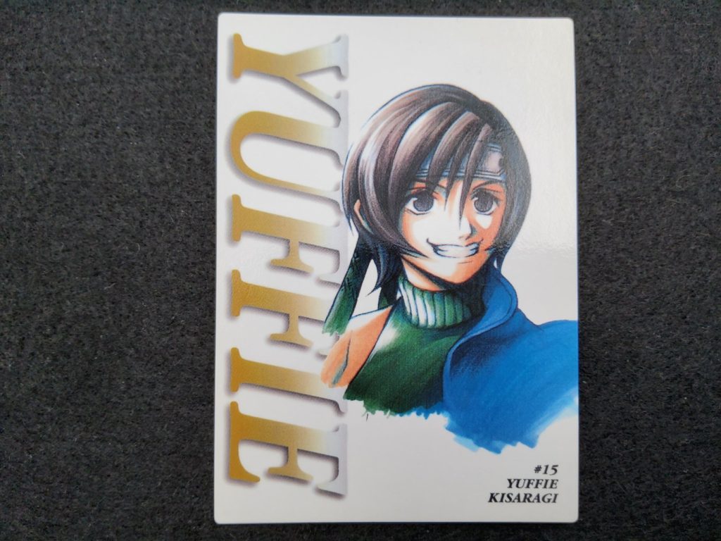 Final Fantasy Vii Carddass Masters Yuffie Portrait Retro Japan