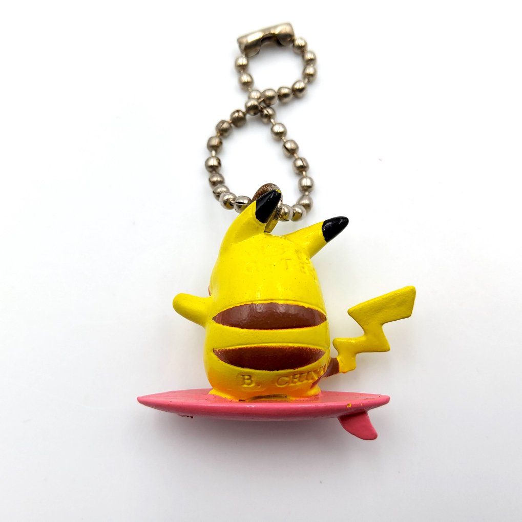 Key Chain Pokemon Swing Surfing Pikachu Retro Japan