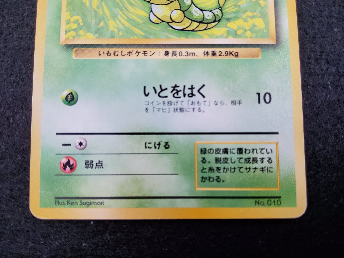 Chenipan : Caterpie (EXP) No Rarity Good 00003
