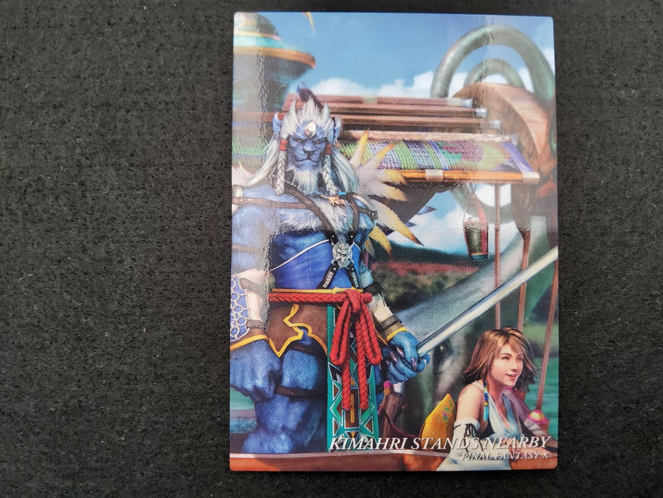 Final Fantasy Art Museum 462 - Kimahri stands nearby 00001