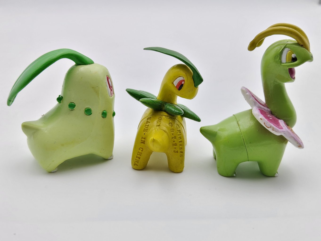 Lot Pokemon Tomy CGTSJ - Germignon & Macronium & Meganium Excellent 00002
