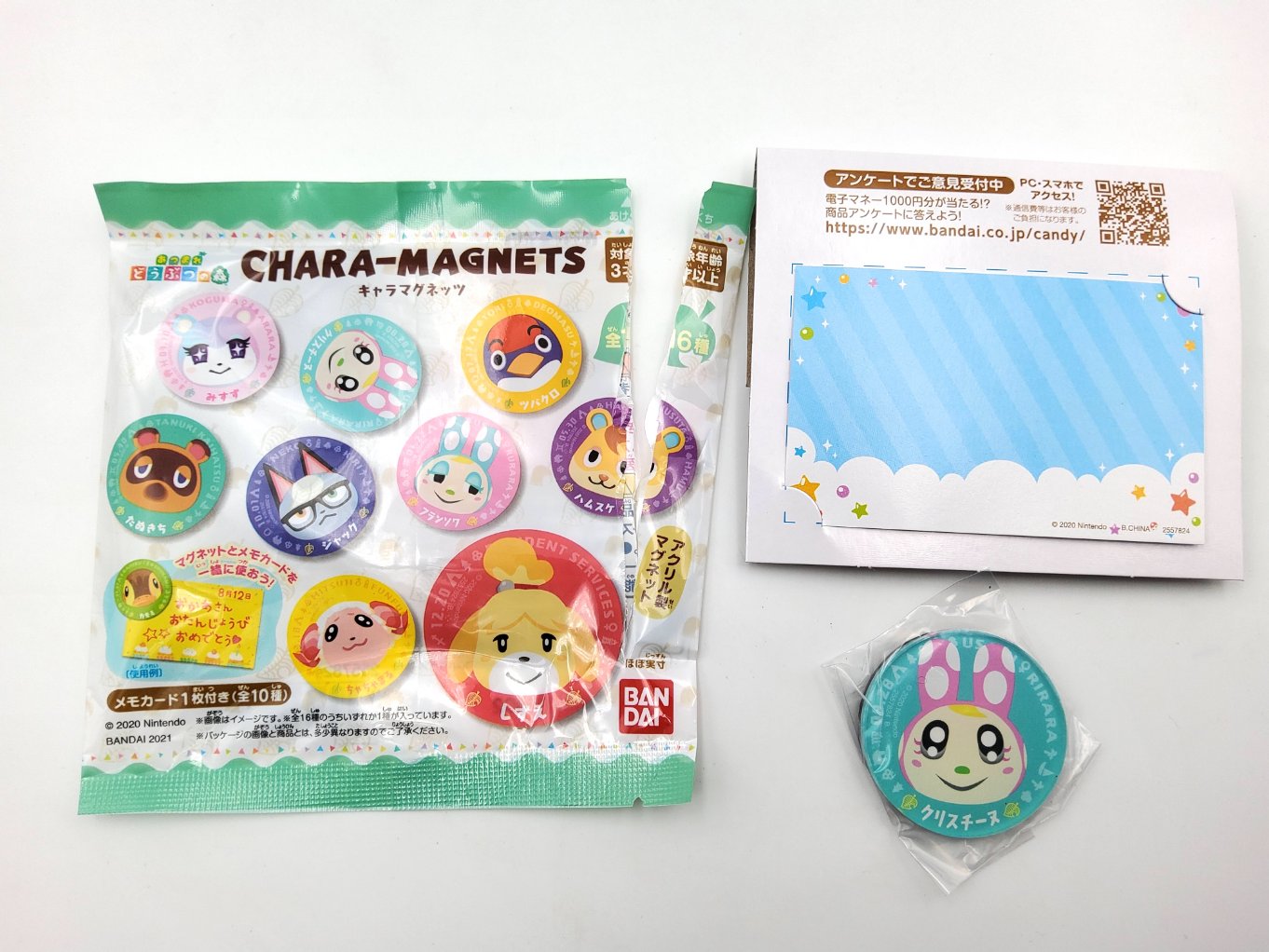Animal Crossing New Horizons Chara Magnets – Christine – Retro Japan