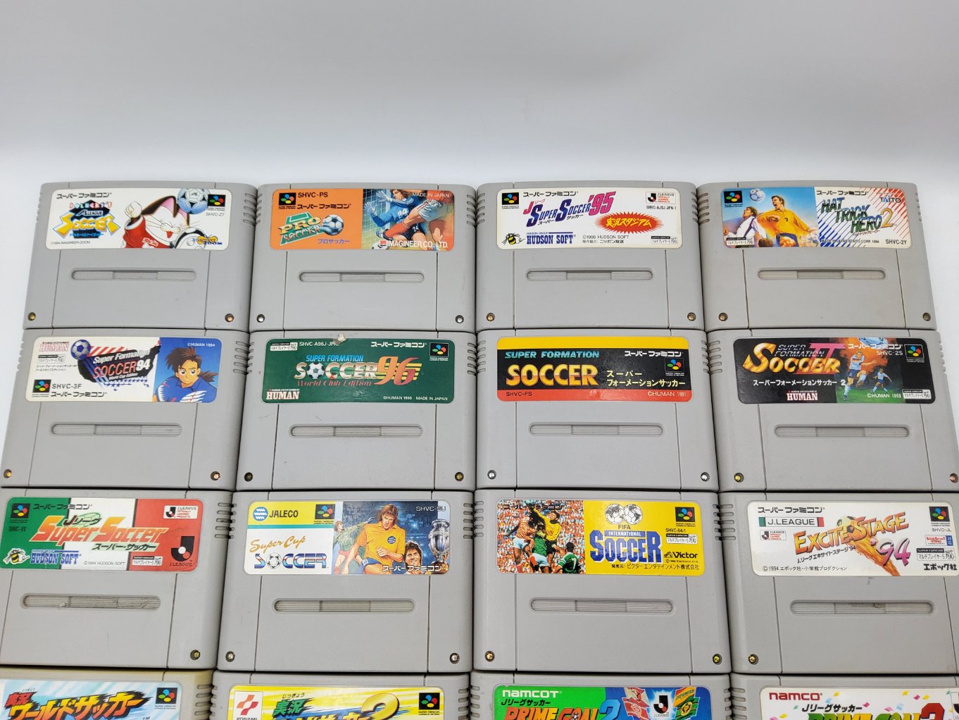 Lot 18 Jeux de Football Super Famicom 00002