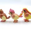 Lot Pokemon Tomy CGTSJ - Roucool & Roucoups & Roucarnage Excellent 00003