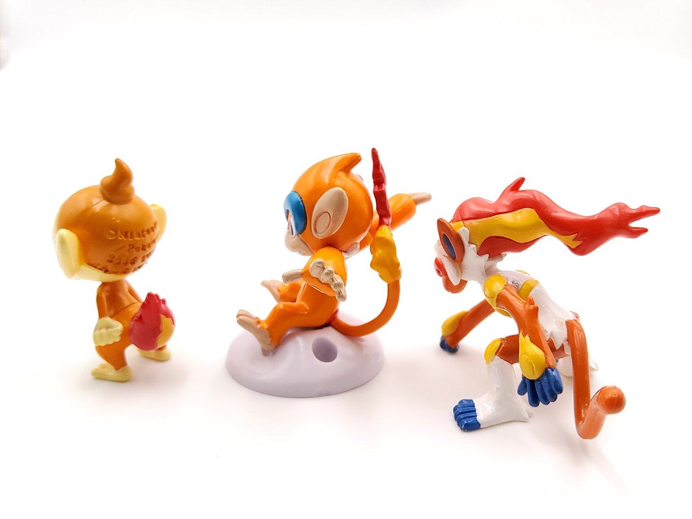 Lot Pokemon Tomy - Ouisticram & Chimpenfeu & Simiabraz Excellent 00002