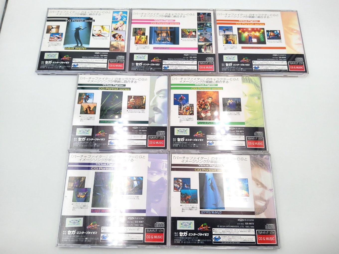 Lot 7 Virtua Fighter CG Portrait Series B00009