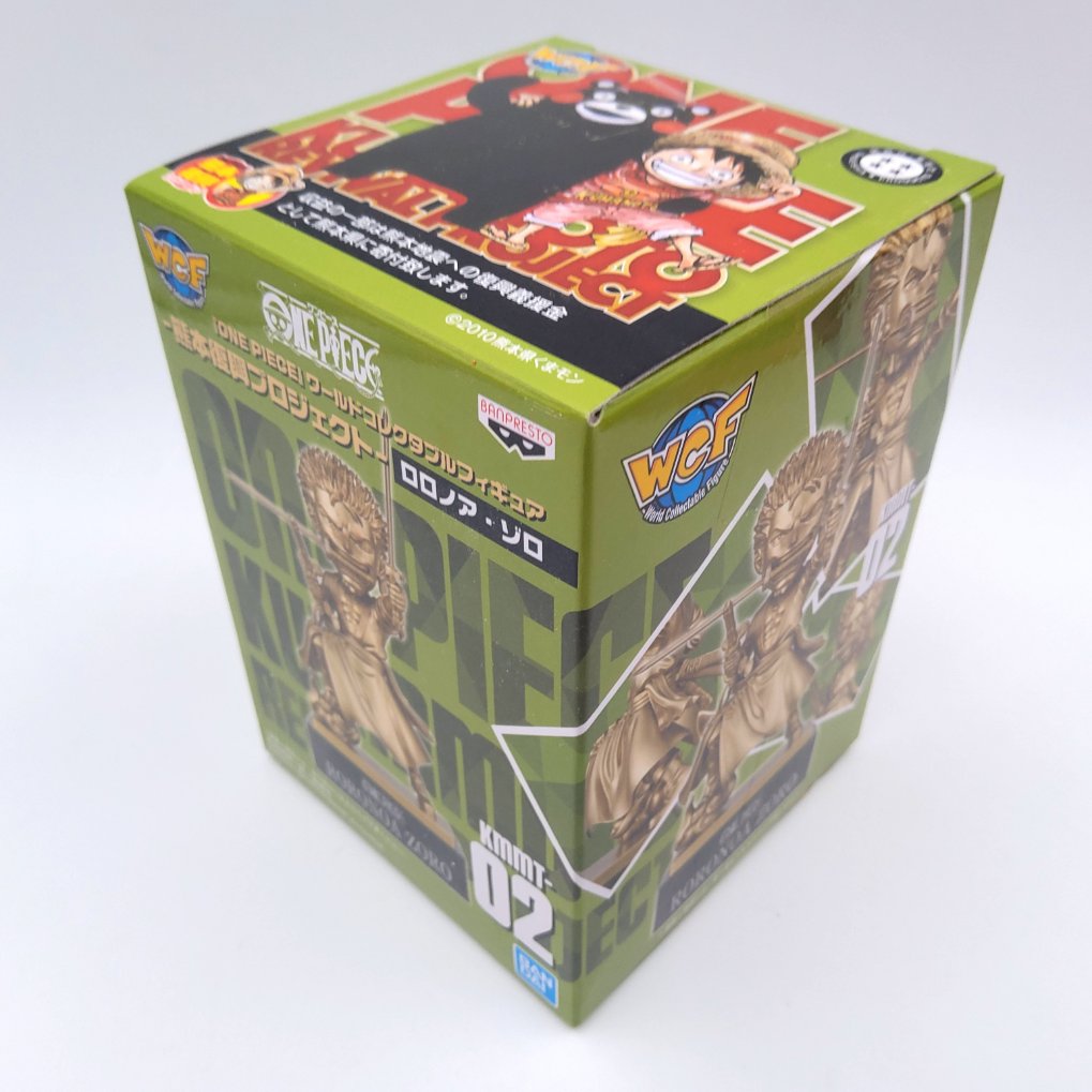 Figurine WCF One Piece World Collectable Figure - Kumamoto Reconstruction Project 02 - Roronoa Zoro Neuf 00002