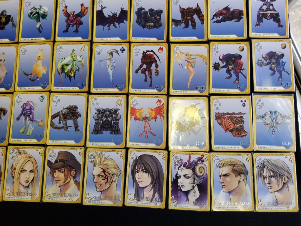 Final Fantasy VIII Triple Triad Card – Complet 110/110 Cartes – Retro Japan