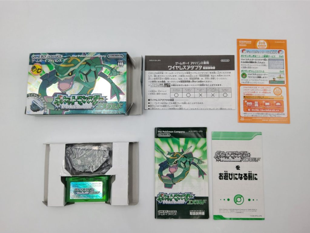 Boîte Pokémon Émeraude Version Française – Complète, Excellent état – SANS Le Jeu