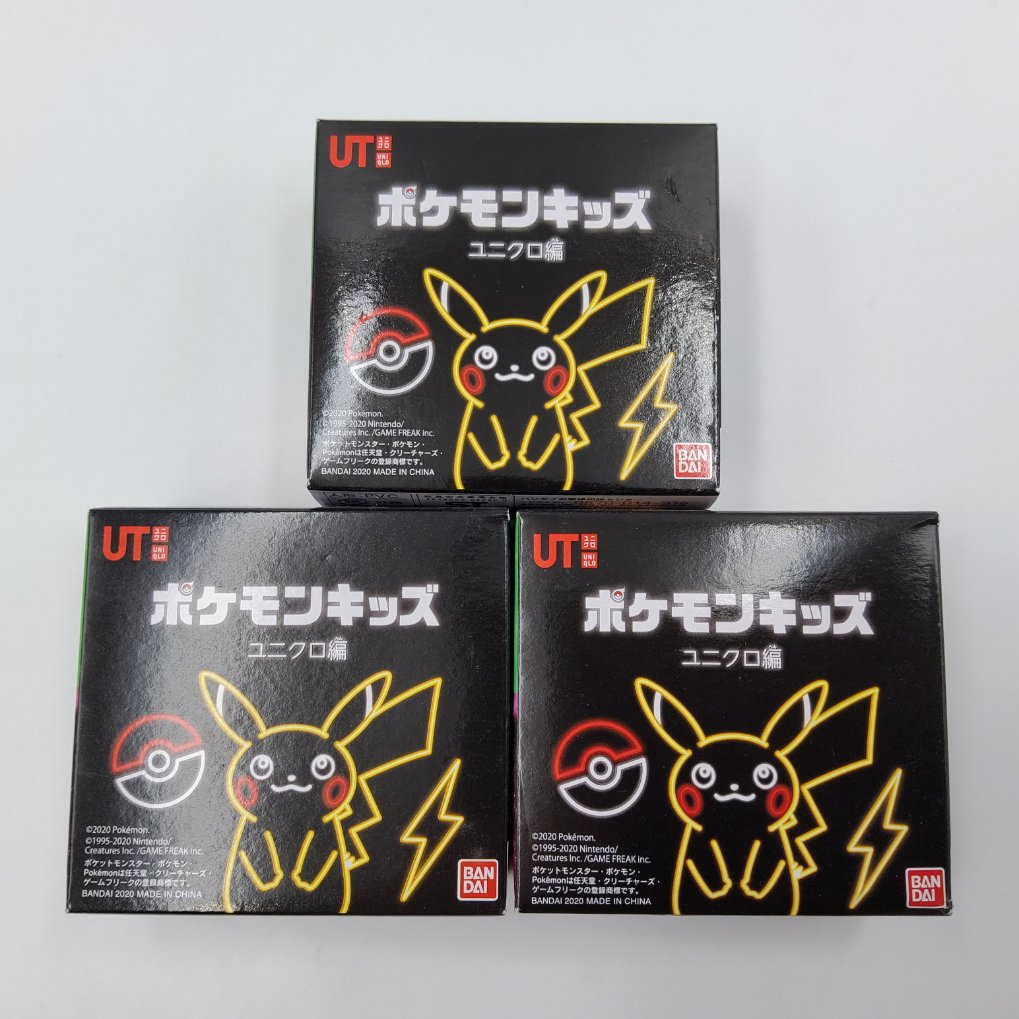 Figures Pokemon Kids Uniqlo Edition - Complete Set Neuf00001