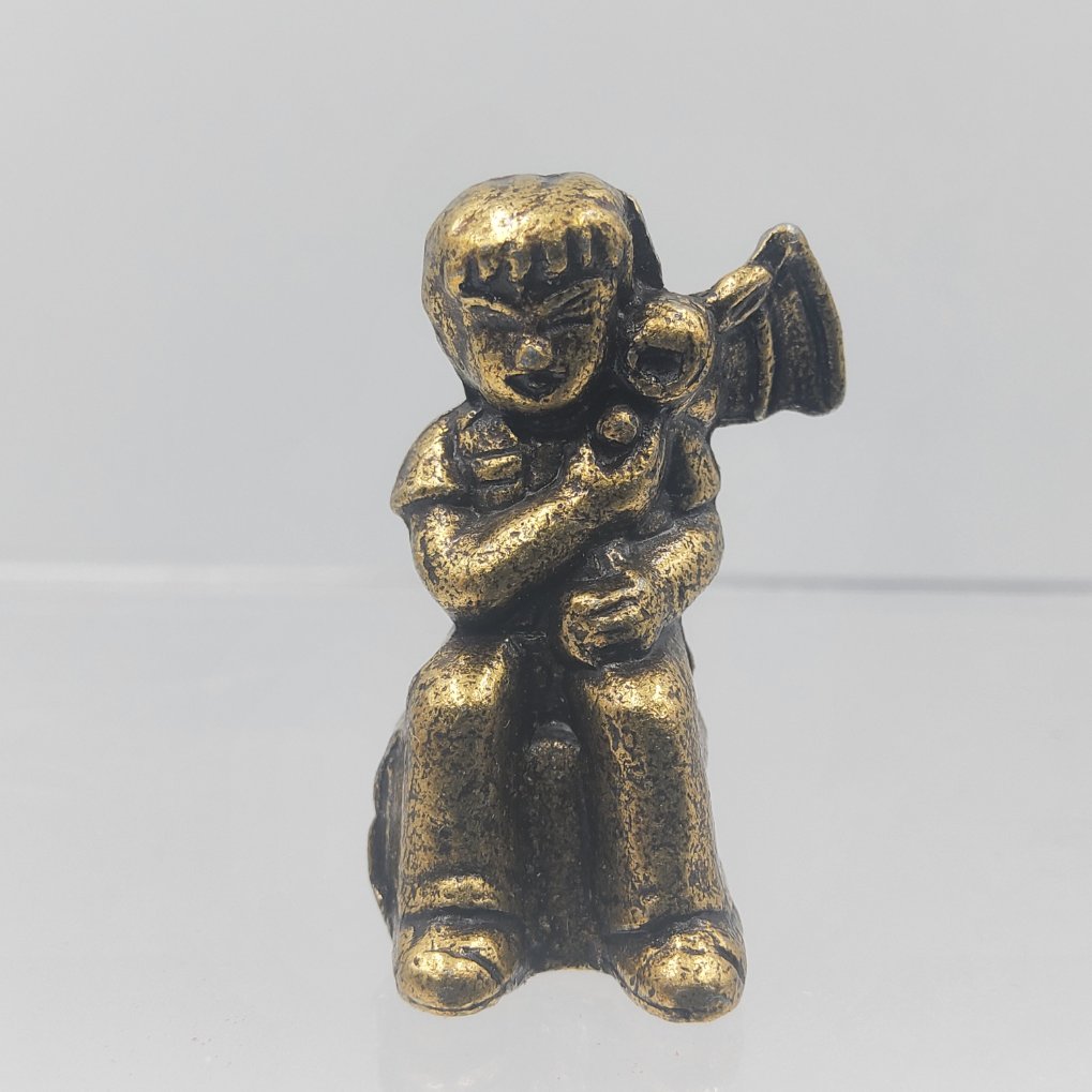 Pokemon Anime Version Metal Collection Figure - Brock & Zubat Brass Color 00002