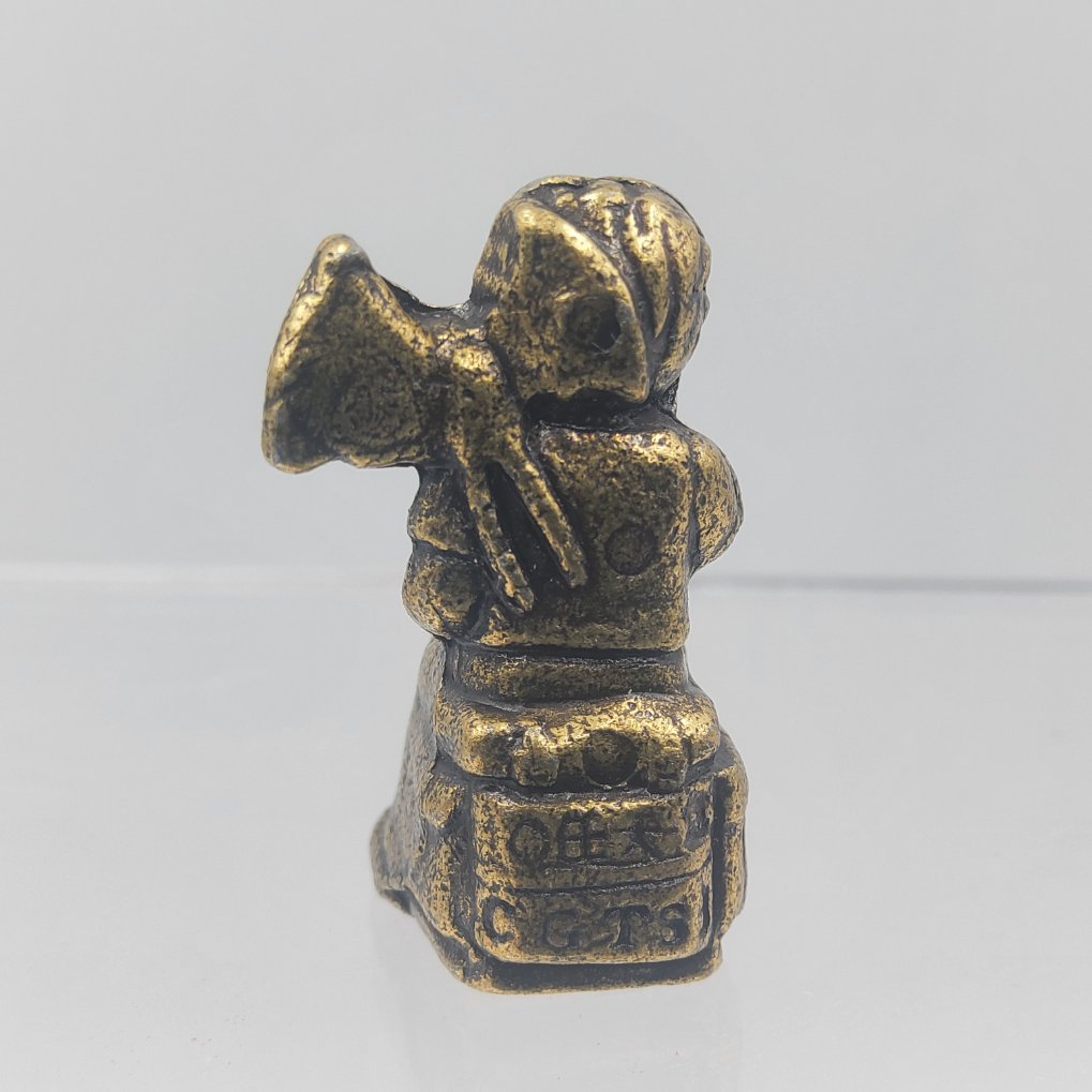 Pokemon Anime Version Metal Collection Figure - Brock & Zubat Brass Color 00003