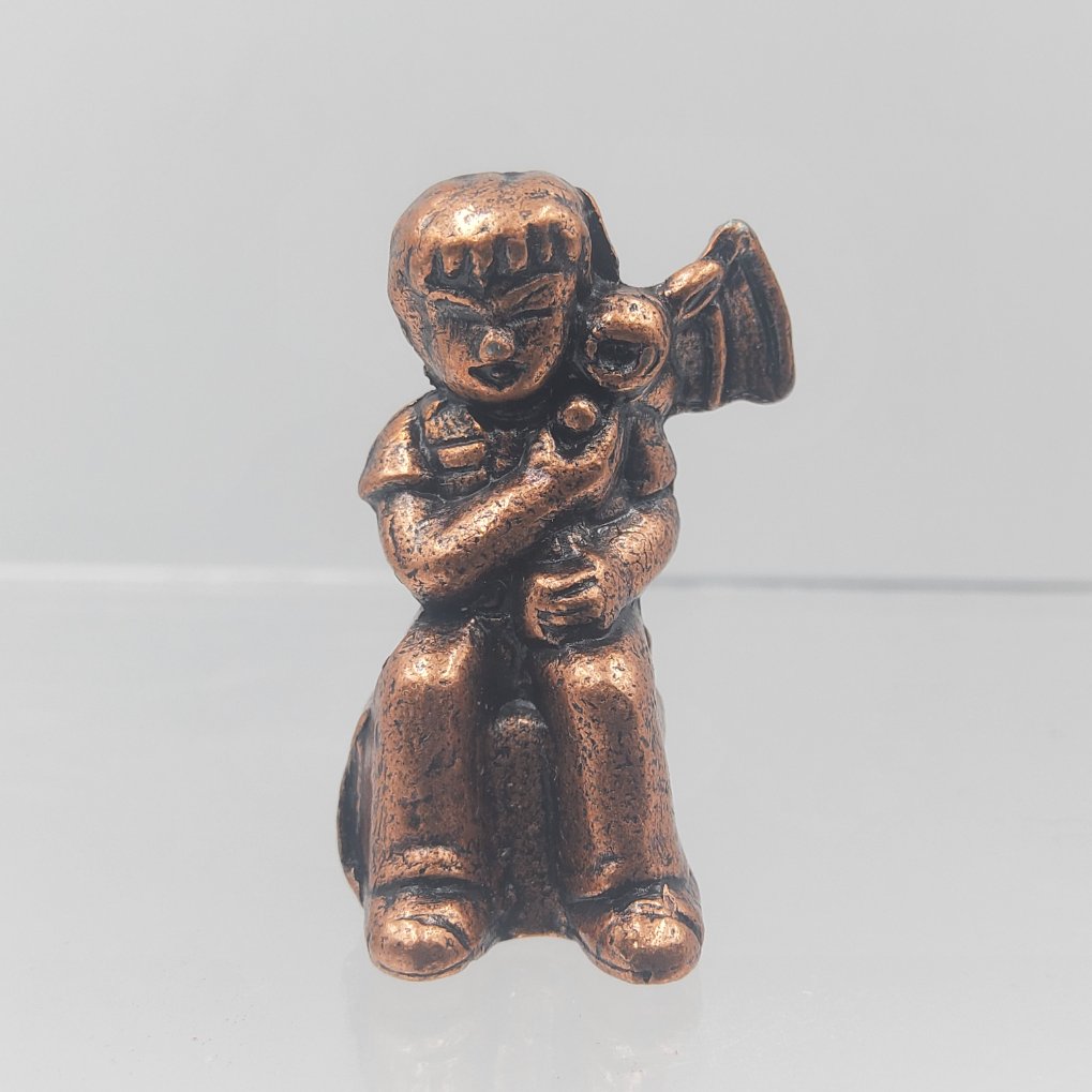 Pokemon Anime Version Metal Collection Figure - Brock & Zubat Copper Color 00002