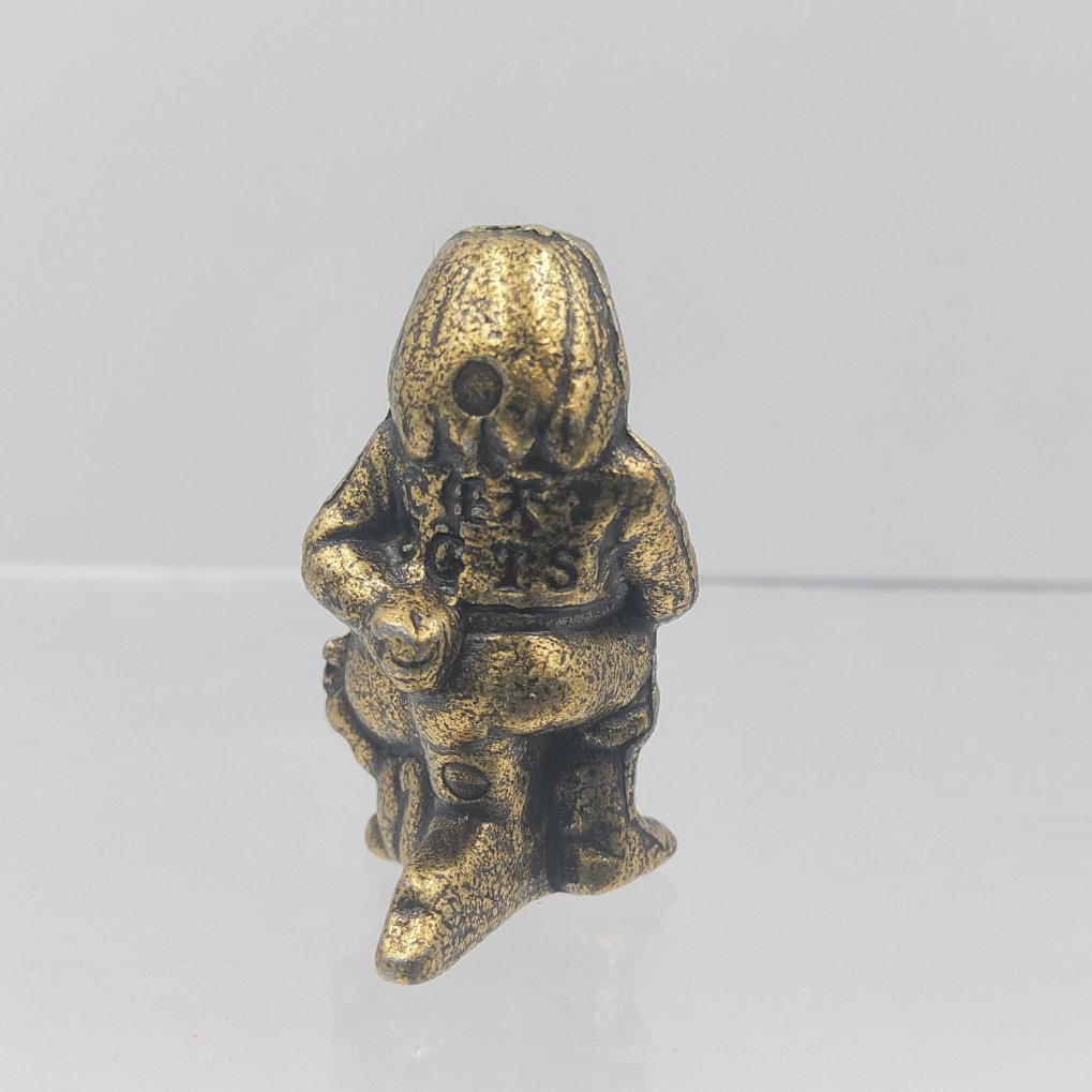 Pokemon Anime Version Metal Collection Figure - James & Meowth Brass Color 00003