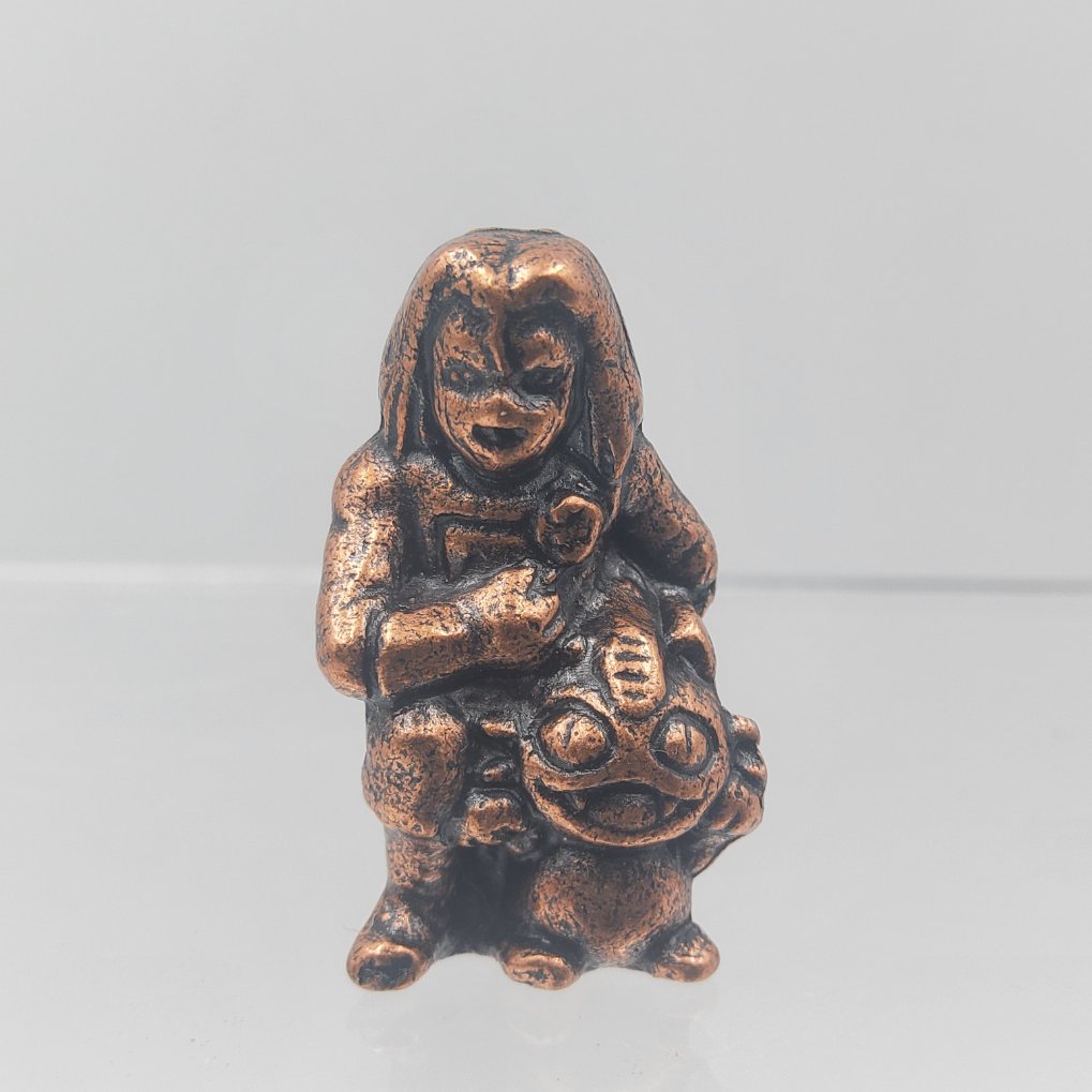 Pokemon Anime Version Metal Collection Figure - James & Meowth Copper Color 00002