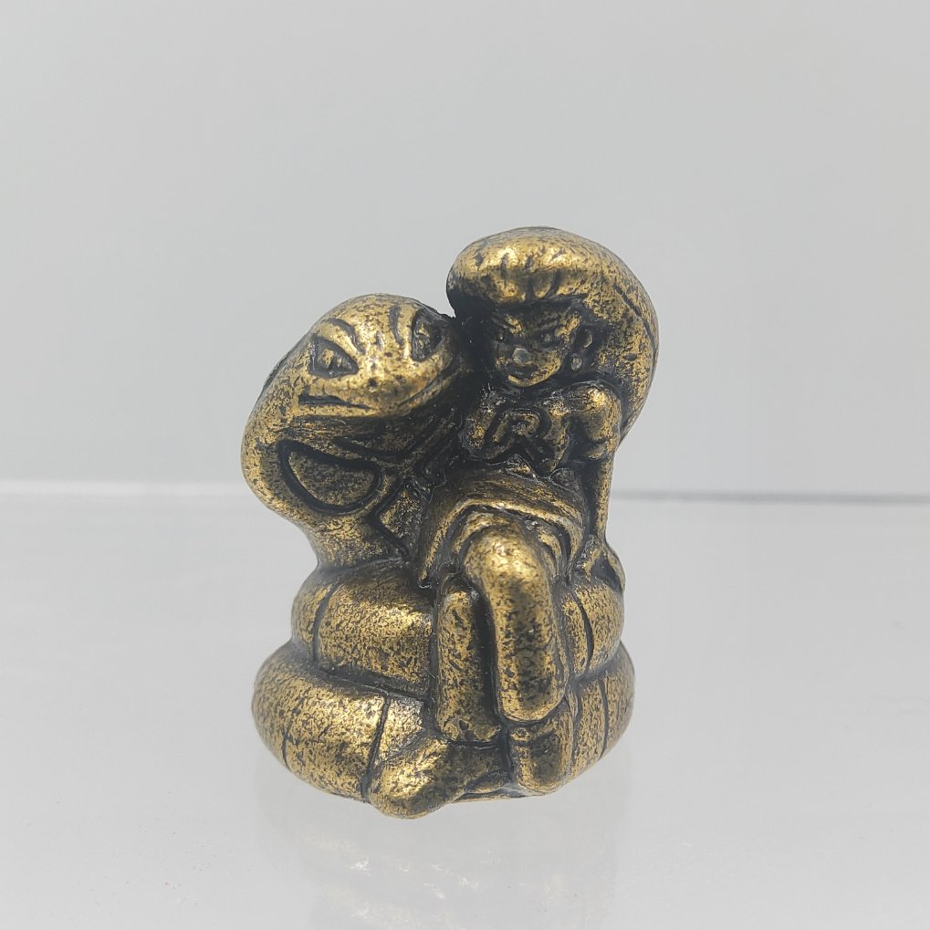 Pokemon Anime Version Metal Collection Figure - Jessie & Arbok Brass Color 00002