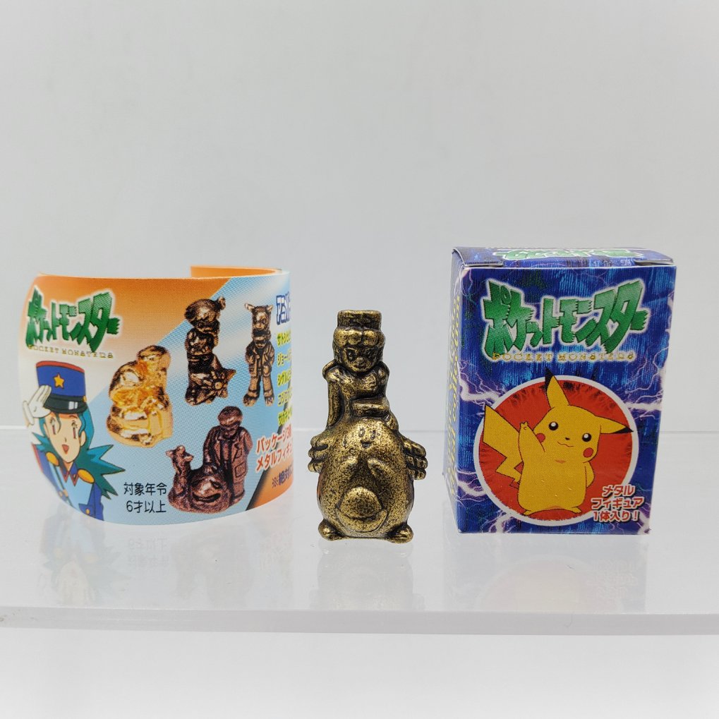 Pokemon Anime Version Metal Collection Figure - Joy & Chansey Brass Color 00001