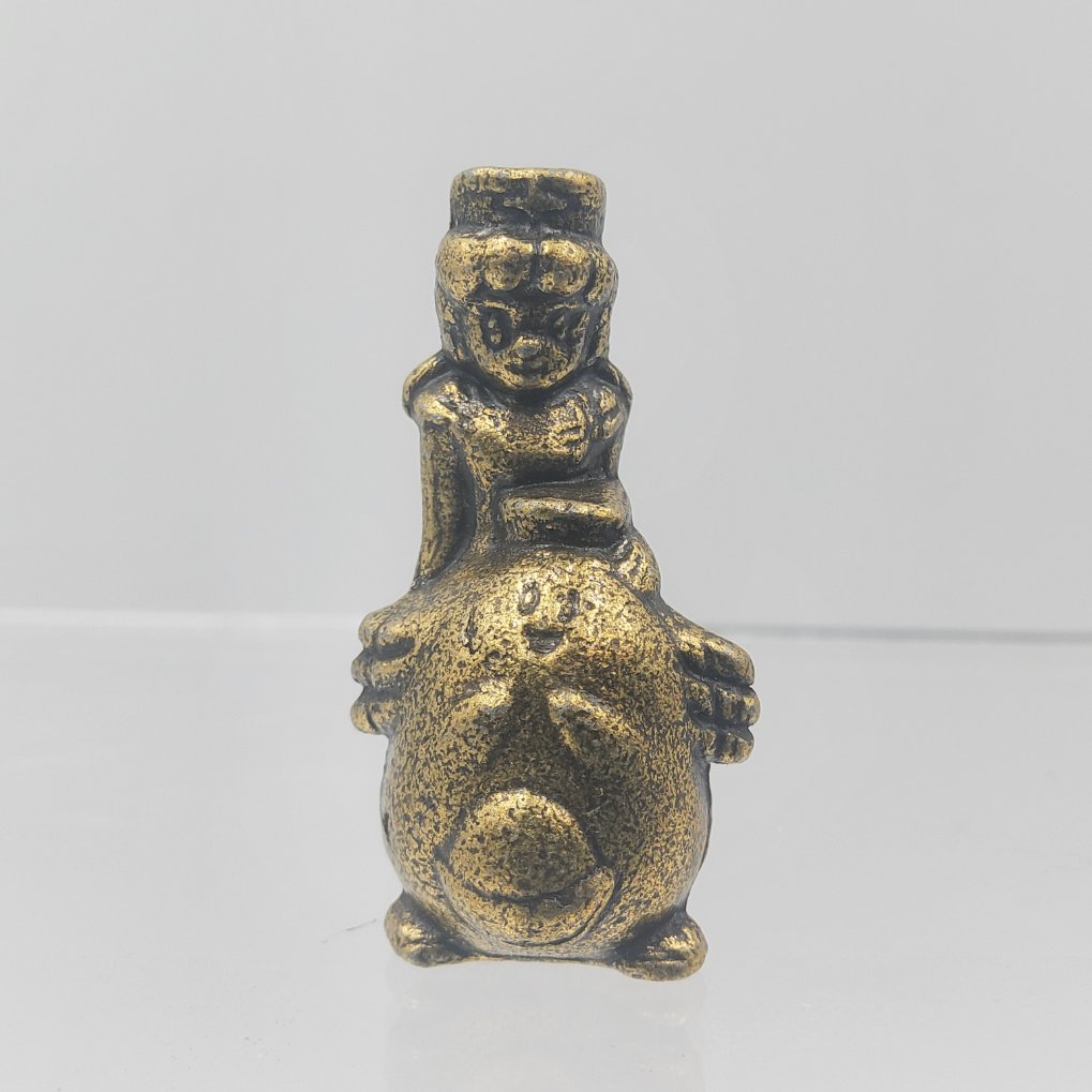 Pokemon Anime Version Metal Collection Figure - Joy & Chansey Brass Color 00002