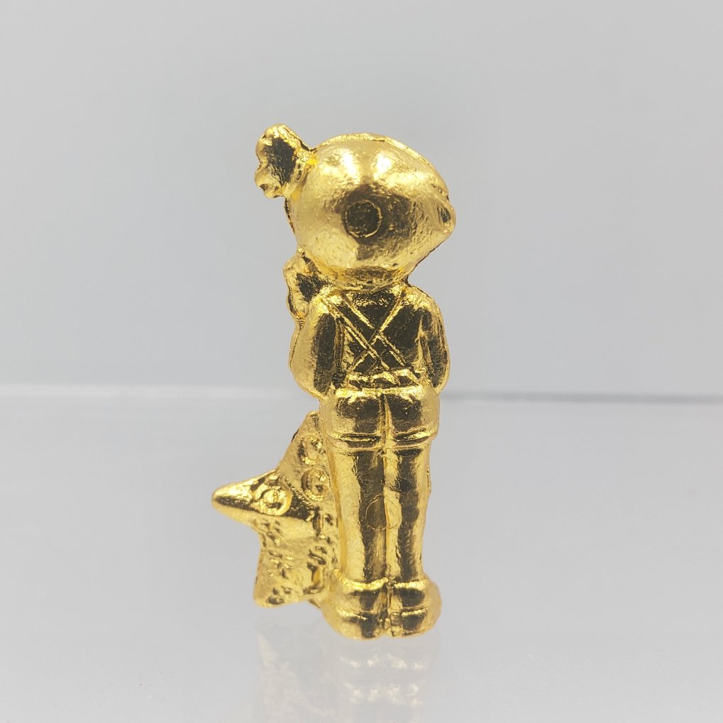 Pokemon Anime Version Metal Collection Figure - Misty & Togepi & Staryu Gold Color 00003