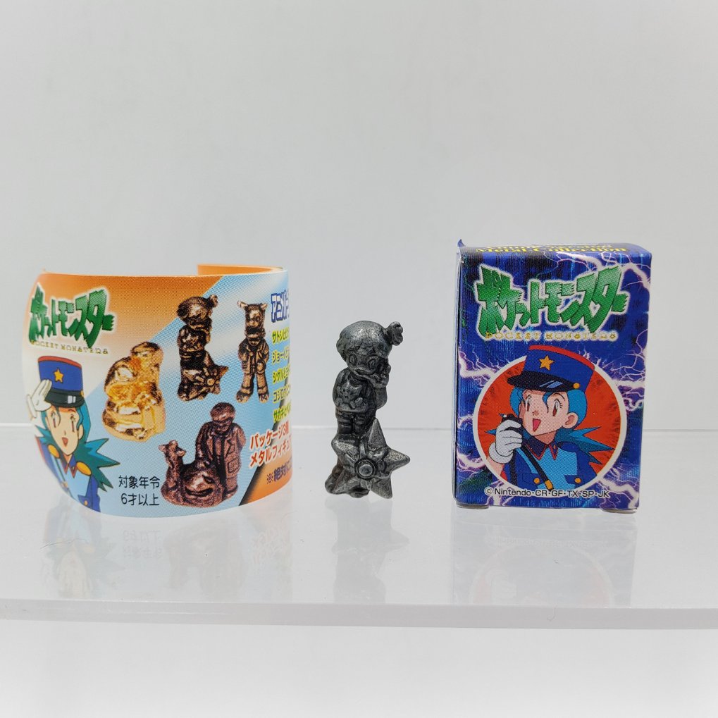 Pokemon Anime Version Metal Collection Figure - Misty & Togepi & Staryu Gunmetal Color 00001