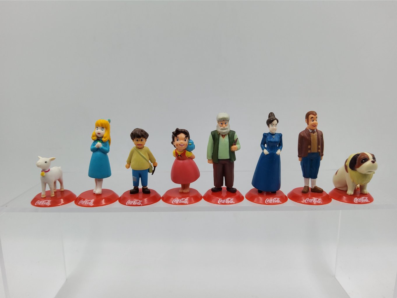 Collection Coca-Cola Heidi Figures- Complete Set TB00001