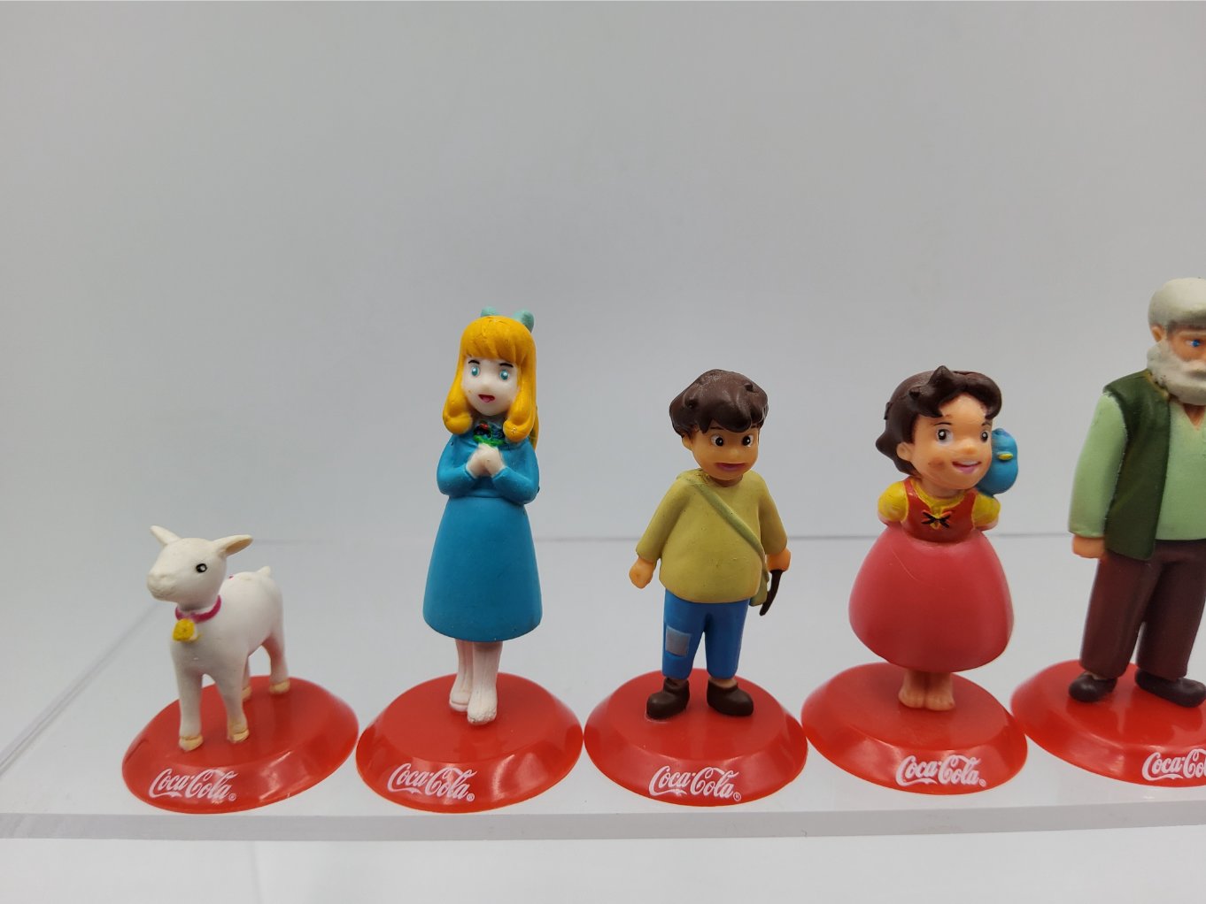 Collection Coca-Cola Heidi Figures- Complete Set TB00002