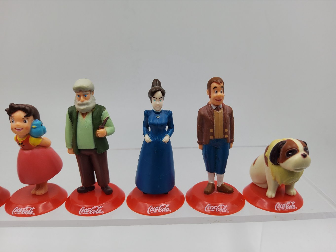 Collection Coca-Cola Heidi Figures- Complete Set TB00003