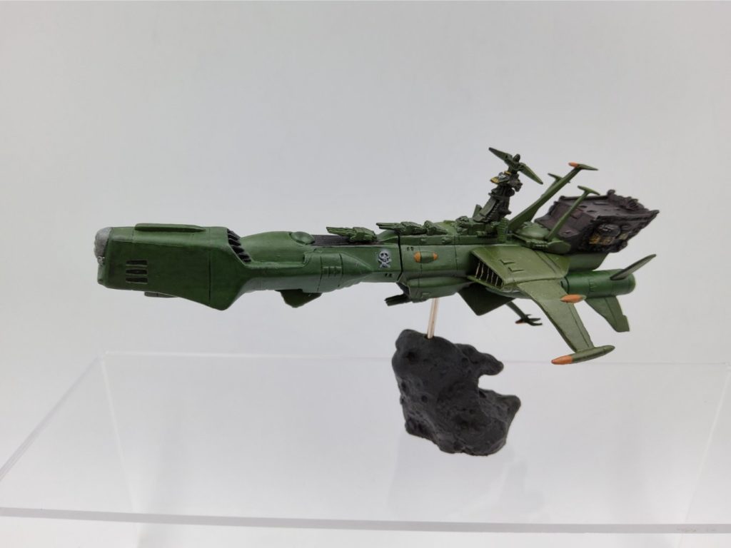 A quick update on my Captain Harlock Arcadia. The new version looks more like the anime