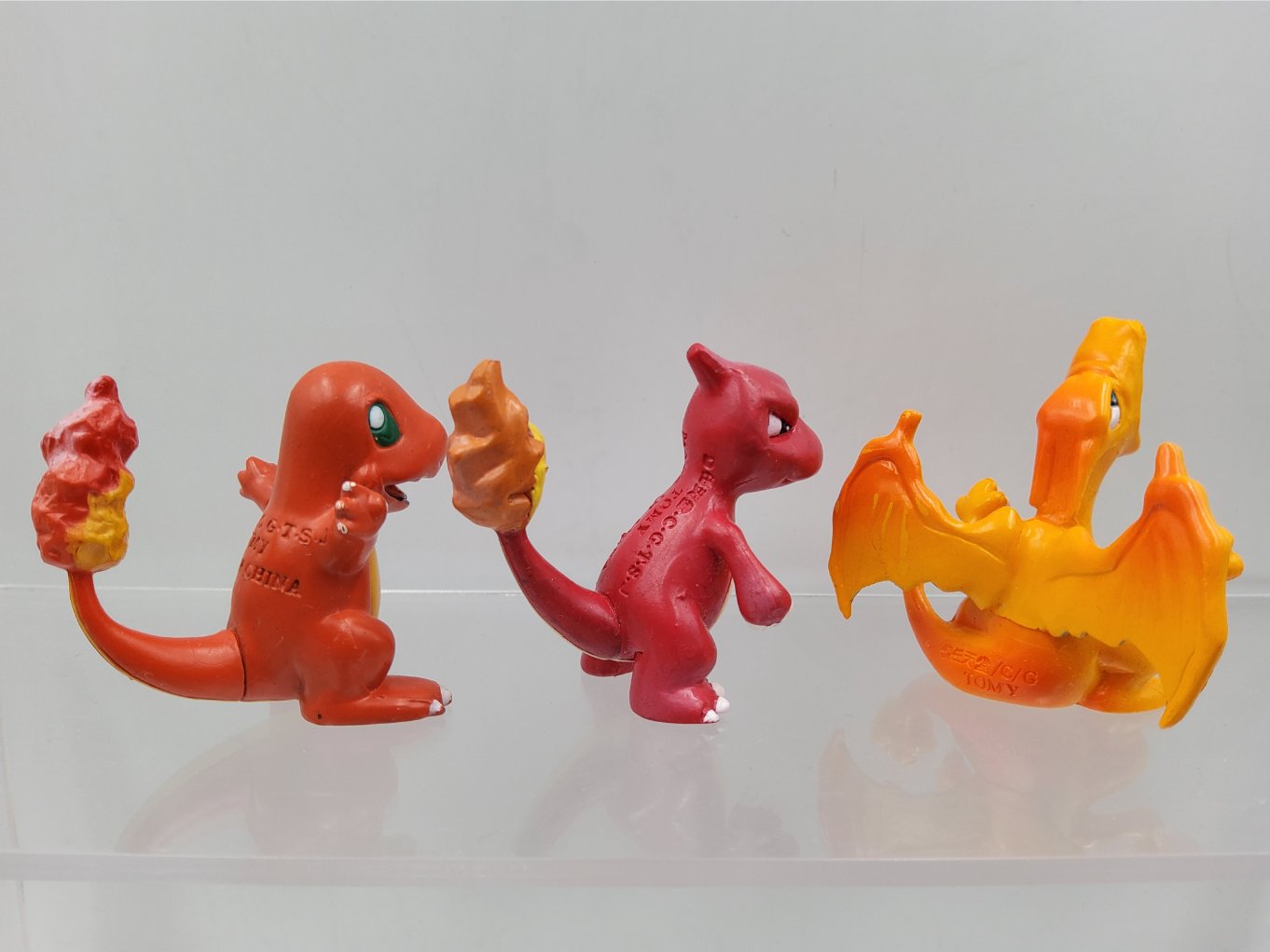 Pokemon Tomy CGTSJ - Salameche & Reptincel & Dracaufeu : Charmander & Charmeleon & Charizard Good 00003