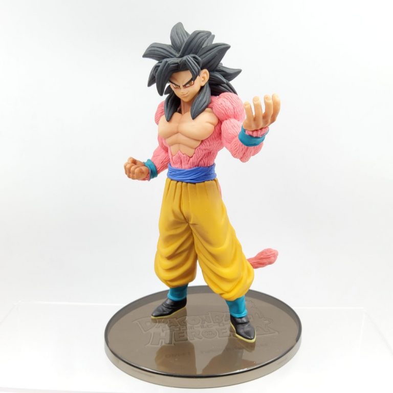 Figurine Dragon Ball Z Son Goku SSJ4 Transformation Ozaru PVC 18 cm Avec Socle