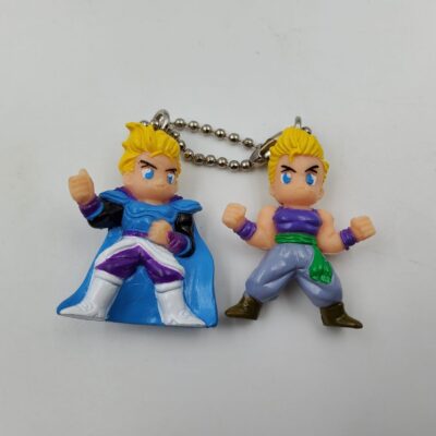Final Fantasy VI FF Swing Keychain Figure Part 3 - Sabin & Edgar